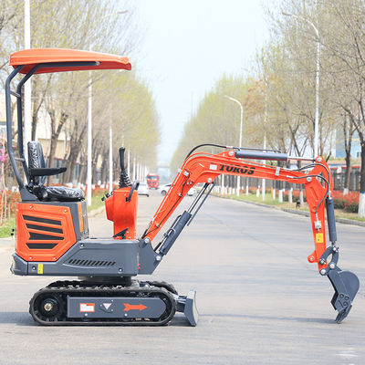 ซื้อ 1.2 ตัน เครื่องยนต์ไดเซล โตรัส มินิ excavator ความดันการทํางาน 22MPa online manufacture