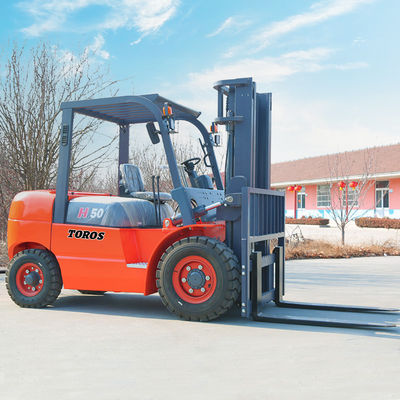 คุณภาพ  Heavy Lifting 2-3 Ton Diesel Forklift 3-4 Meters Overall Length โรงงาน