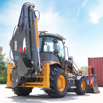 ซื้อ ความจุ 2500kg Excavation Backhoe เครื่องบรรทุกล้อ ความสามารถสูง online manufacture