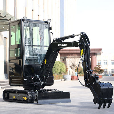 11.8KW 2600rpm 1.8 ตัน มินิ Excavator เครื่องขุดขนาดเล็กสําหรับการเกษตร