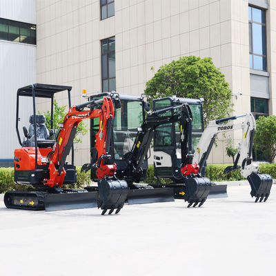 11.8KW 2600rpm 1.8 ตัน มินิ Excavator เครื่องขุดขนาดเล็กสําหรับการเกษตร