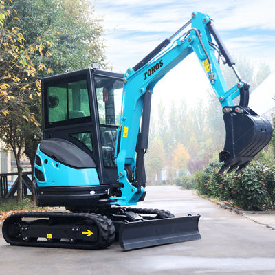 Crawler Toros มินิ Excavator อุปกรณ์ขุดขนาดเล็ก 2.6 ตันสำหรับซ่อมถนน