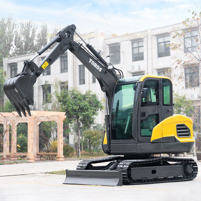 มินิ Excavator 4 ตันสวนฟาร์ม มินิ Digger ซัพพลายเออร์สําหรับสถานที่แคบ