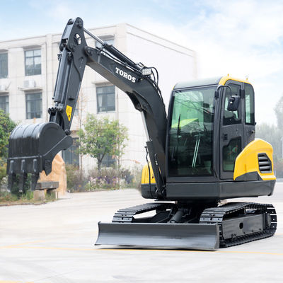 มินิ Excavator 4 ตันสวนฟาร์ม มินิ Digger ซัพพลายเออร์สําหรับสถานที่แคบ