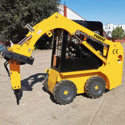 CE 500kg-1200kg เครื่องบรรทุกล้อไฮดรอลิก ปลายหน้า เครื่องบรรทุกกระดูกเล็ก
