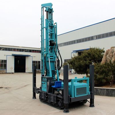 เครื่องเจาะบ่อน้ําน้ําลึกแบบสแตนเลอร์ Crawler พร้อมน้ํามันพลังงานดีเซล ความสามารถสูง