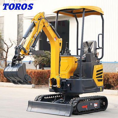 อุปกรณ์ขุดหลายประการ 1.2 T อุปกรณ์ขุดสวนขนาดเล็ก 2870*930*2030mm ขนาด