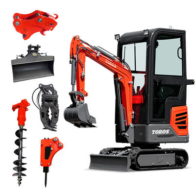 1.2T มินิไฮดรอลิก Excavator กับ 0.022m3 ถัง