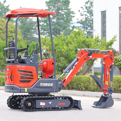อุปกรณ์ขุดหลายประการ 1.2 T อุปกรณ์ขุดสวนขนาดเล็ก 2870*930*2030mm ขนาด