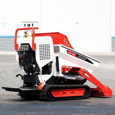 500-800KG มินิ Self Loading Dumper ขนาดเล็ก Tracked Dumper การทํางานง่าย