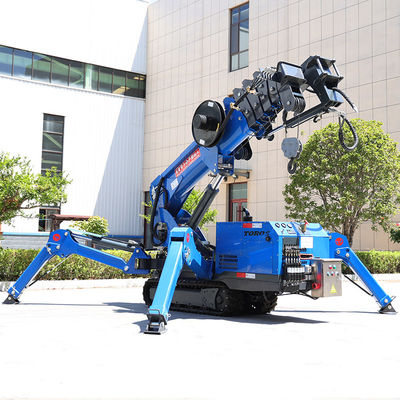 ความประสิทธิภาพสูง Spyder Cranes สระแมงมุม crawler crane การกระตุ้นไฮดรอลิก