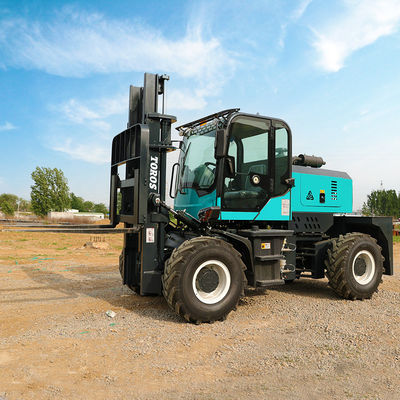 EPA 5 ตัน โฟร์คลิฟท์พื้นที่หยาบ 4wd