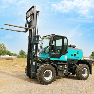 EPA 5 ตัน โฟร์คลิฟท์พื้นที่หยาบ 4wd