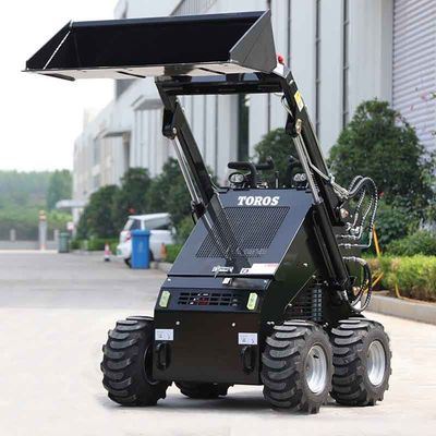 2-4Mph Mini Skid Steer Loader กับ 2 หัวหุ้มปิดลุป ระบบไฮดรอลิก