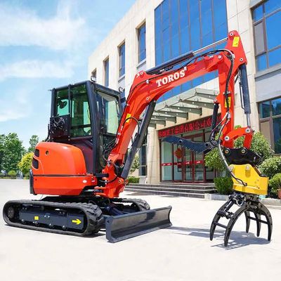 เครื่องขุดไฮดรอลิกขนาดเล็ก TE-35s ที่คอมพัคคิตและน่าเชื่อถือ