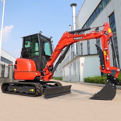 Toros 3.5 Ton Mini Excavator With Kubota Engine Micro Digger Mult Functions bagger เครื่องขุดขนาดเล็ก มีเครื่องยนต์ Kubota เครื่องขุดขนาดเล็ก มีหลายฟังก์ชัน