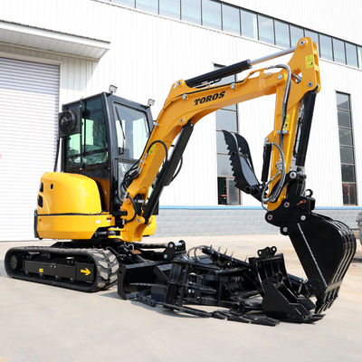 เครื่องขุดขนาดเล็ก 3.5 ตัน Kubota เครื่องขุดขนาดเล็ก CE EPA EURO5 Micro Digger Crawler Bagger