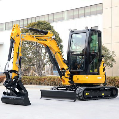 เครื่องขุดขนาดเล็ก 3.5 ตัน Kubota เครื่องขุดขนาดเล็ก CE EPA EURO5 Micro Digger Crawler Bagger
