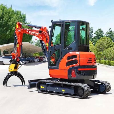 Toros 3.5 Ton Mini Excavator With Kubota Engine Micro Digger Mult Functions bagger เครื่องขุดขนาดเล็ก มีเครื่องยนต์ Kubota เครื่องขุดขนาดเล็ก มีหลายฟังก์ชัน