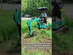 19KW Toros Mini Excavator ไฮดรอลิก 1.5 ตัน Mini Digger ใช้ในบ้าน