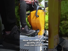 เครื่องขุดขนาดเล็กดีเซลคอมแพคแบบปิดขนาด 1200 กก. ความสามารถในการคัดเกรดสูงสุด 30 °